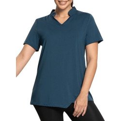 Camisas polo de entrenamiento con cuello en V